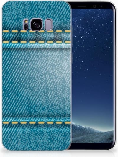 TPU Hoesje voor Samsung Galaxy S8 Plus Silicone Back Cover Jeans