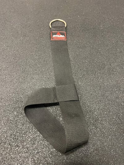 ATILIM Samsun Strap Single- Lifting Straps - Weightlifting Straps - Gym - Fitness, Powerlifting, CrossFit & Strength Training - Workout - Deadlift Straps - Lift Hook- Black