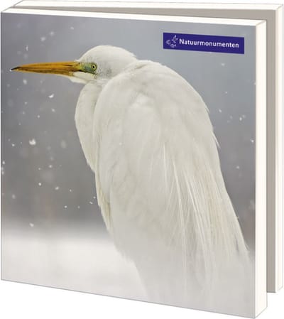 Bekking & Blitz - Kerstkaartenmapje - Winterkaarten - Kunstkaarten - Inclusief enveloppen - Inclusief sluitzegels - Uniek design - Dieren - Foto's van dieren - Natuurmonumenten