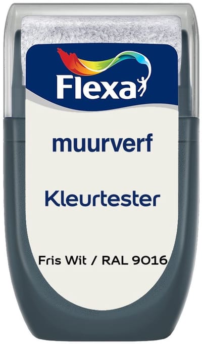 Flexa - Kleurtester Muurverf - Fris wit / RAL 9016 - 30 ML - Mengverf - 0.03L