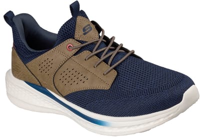 Skechers Slade heren sneaker - Blauw multi