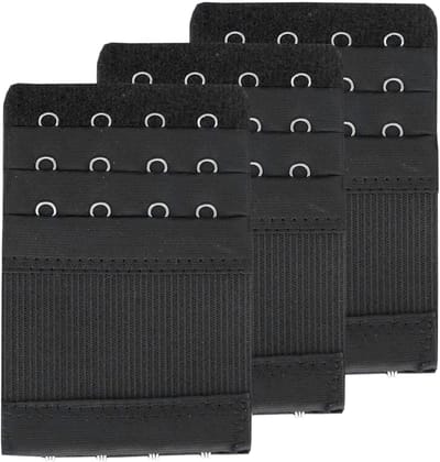 Dailygoods- Beha-extender 2 haakjes - Zachte/rekbare rug - Verstelbare lengte - Geschikt voor meeste maten - Roestvrij staal haken - Comfortabel en flexibel - Bh-verlenger