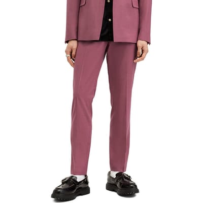 AllSaints Aura Trouser Pink Maat: W34 | Kostuumbroeken Outlet | Heren | Paars