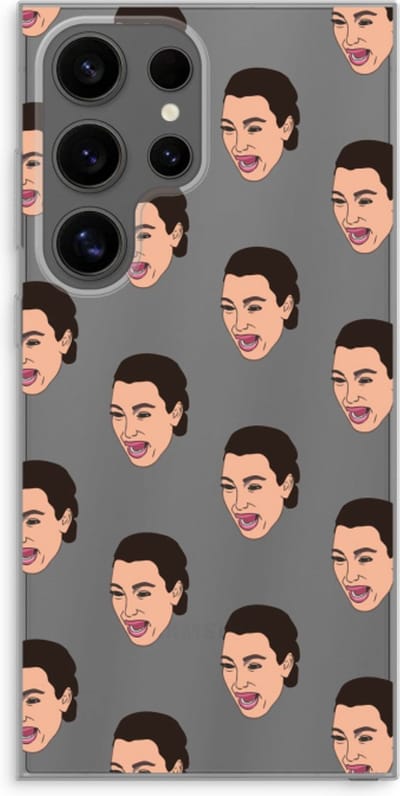 Case Company® - Hoesje geschikt voor Samsung Galaxy S24 Ultra hoesje - Ugly Cry Call - Soft Cover Telefoonhoesje - Bescherming aan alle Kanten en Schermrand