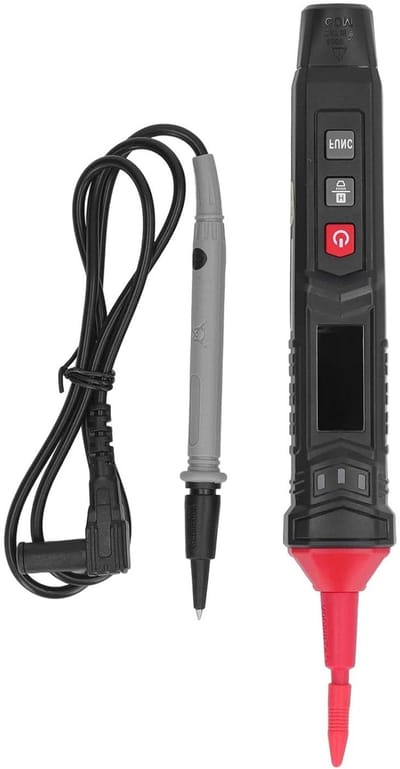 Digitale Multimeter Pen - Spanning Tester - Elektronica Onderhoud - Automatische Bereikselectie - 4000 Tellingen - Zwart