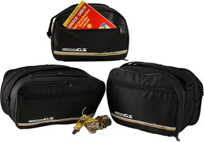 Motorfiets Binnentassen - Koffer Organizer - Motor Tour - Op maat Gemaakt - 40x30x5 cm - Zwart
