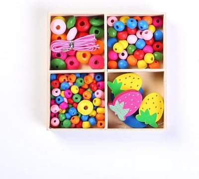 DIY Sieraden Set - Sieraden Maken - Houten Kralen - 5mm 7mm 12mm - Ananas - 115 stuks