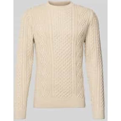 JACK&JONES - JPRBLUSEAN KNIT CABLE CREW NECK SN - Heren - Gebreide truien