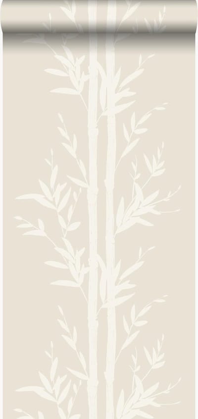Origin Wallcoverings behang bamboe gebroken wit - 53 cm x 10.05 m - 345750