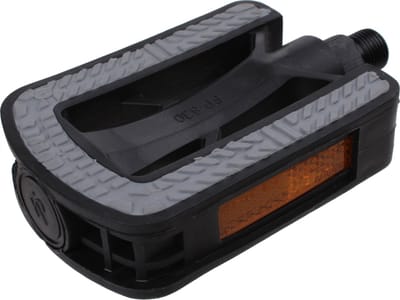 Falkx Comfort pedalen - antislip - kunststof - reflectie - zwart - stadsfiets