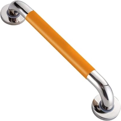 Handgrepen voor de badkamer, 56 cm lange badbeugel, 304 roestvrijstalen veiligheidsleuning, gepolijst chroom, wandarmsteun voor toilet, ondersteuningshandgreep voor mensen met een