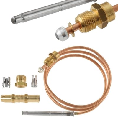 Thermokoppel Vervanging - Hoge Temperatuur Sensor - Gasregeling Veiligheid - Snelle Klepreactie - 24/36 Inch - Koper