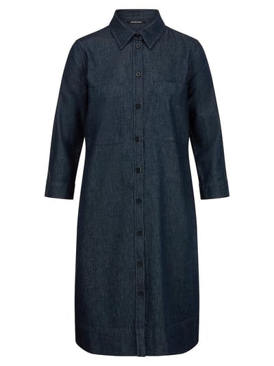Jeansjurk 3/4-mouwen Van Peter Hahn denim