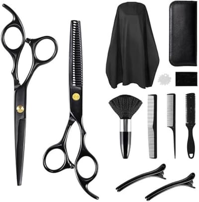 Zylo® Kappersset - Professionele Kappenset - Set voor Mannen en Vrouwen - 23x11x7cm - Zwart