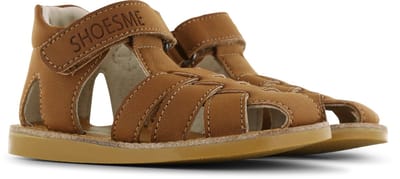 Shoesme Bruine Sandaal - Sandalen Kind - Meisjes - Brown - Microfiber leer - Maat 25