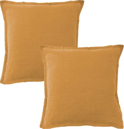 Matt & Rose Set Kussenslopen Karamel - 65 x 65 cm - 100% Linnen