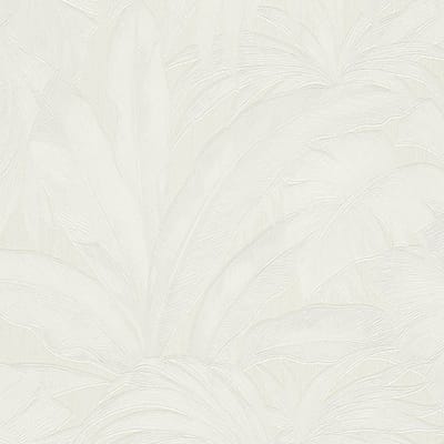 Palmboom behang Behang palmbomen Palm behang Vliesbehang Beige / Creme Zilver 962402 | Online behang winkel
