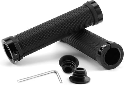 Ergonomische Fiets Stuurgrepen Antislip Rubber met Aluminium Vergrendeling MTB BMX Stadsfiets