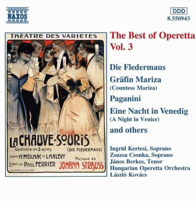 Hungarian Operetta Orchestra, László Kovács - Best Of Operetta Vol.3 (CD)