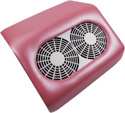 Nagelstofzuiger - Manicure machine - Nagelstof afzuigen - Krachtige dubbele ventilator - 48W - Roze