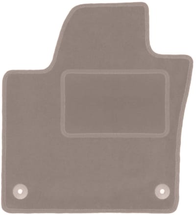 Beige bestuurdersmat voor: Volkswagen Sharan II minivan (2010-)