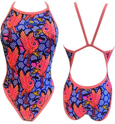 Turbo Granes Revolution Zwemkleding Oranje,Blauw L Vrouw