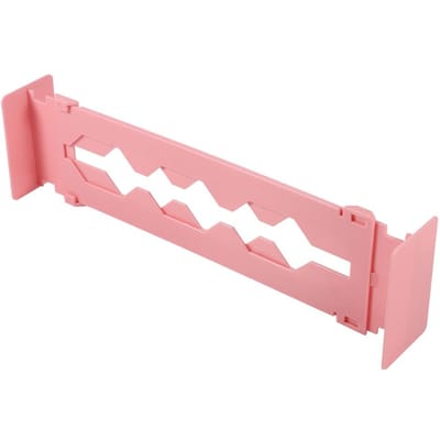 Verstelbare Klapbord Home Keuken Ladeverdeler Schot Opbergorganizer (Roze) Pink pink