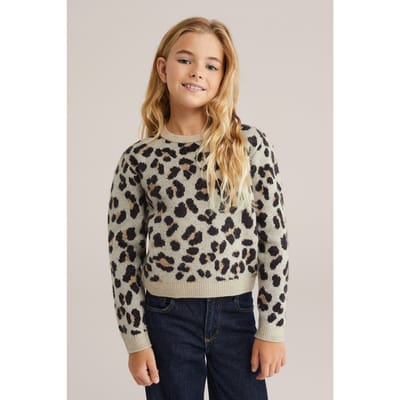 We Fashion Knitted Pullover Brown Size: 158/164 | Sweaters & Cardigans Outlet | Unisex | Zwart
