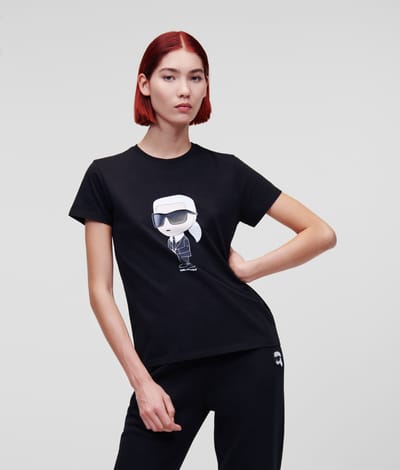 Karl Lagerfeld Ikonik 2.0 Karl T-shirt Black Taglia: XS | Maglie Sportivi Outlet | Donna | Nero