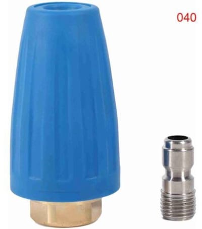 Hogedrukreinigermondstuk met 1/4-inch snelkoppeling, turbinemondstuk, 3000 PSI, 4.0