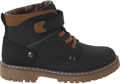 Vertbaudet Synthetische jongens boots met elastische veters en klittenband collectie kleuterschool