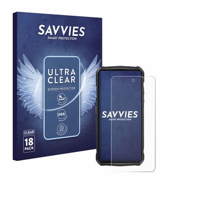 Savvies - Screenprotector voor Ulefone 29 pro - Folie Beschermfolie transparant 18 Stuks