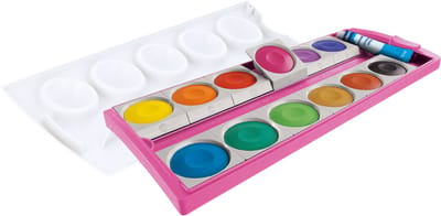 Pelikan dekverfdoos 735/K12V glitter roze 12 kleuren