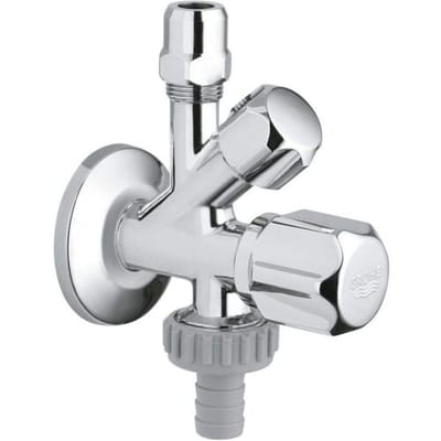 Grohe Original WAS Combination corner valve 1/2" x 3/8" x 3/4" Art. 22035000