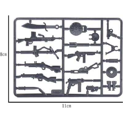 City Mini Actiefiguren Militair WO2 Wapen Geweren Soldaat MOC SWAT Leger Politie Duitse 98K Onderdelen Bouwstenen Speelgoed Brinquedos