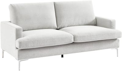 sweeek - Bank 3 zitplaatsen in stof l 173 x b 90 x h 89cm - hans