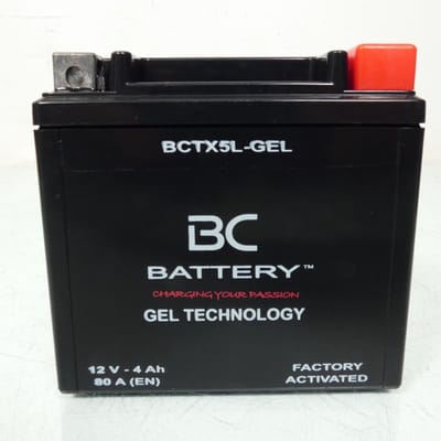 Batterie SLA BC Battery pour Moto Beta 250 Rr 4T 2005 à 2007 YTX5L / 12V 4Ah Neuf