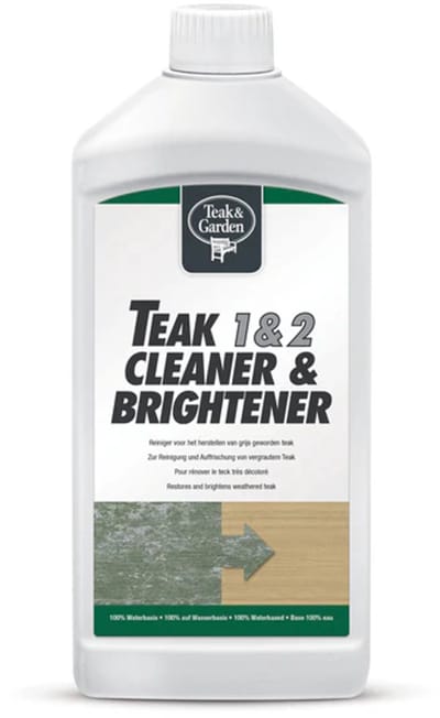 Teak & Garden Cleaner & Brightner 1&2 - Teak reiniger - schoonmaakmiddel teakhout - 2-in-1