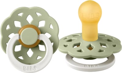 Bibs Boheme Glow In The Dark Sage 0-6 mnd Fopspeen 210270C