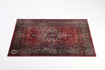 DRUMnBASE vintage persian 130x90 original red - Drumtapijt, kleur: origineel rood