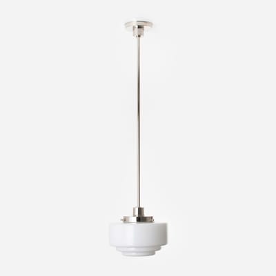 Hanglamp Getrapt Ø 25 20's Nikkel - Art Deco Trade