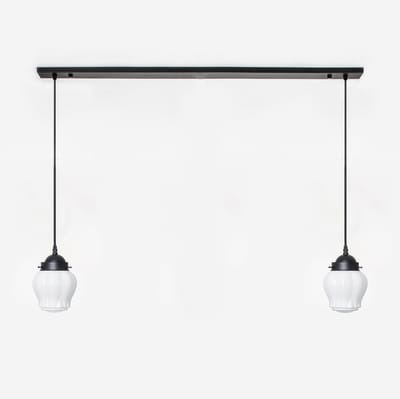 2 x Eden lampen aan plafondbalk Moonlight - Art Deco Trade
