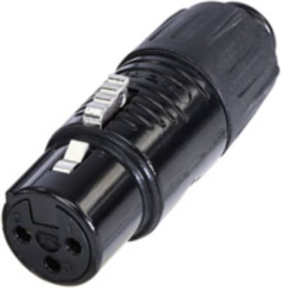 Rean AV RA3FT-B XLR-adapter Mini-XLR-stekker - Mini-XLR-bus Aantal polen: 3 Inhoud: 1 stuk(s)