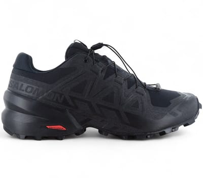 Salomon Speedcross 6 WIDE - Heren Trail-Running Schoenen Hardloopschoenen Zwart 417440 , Maat: EU 42 2/3 UK 8.5