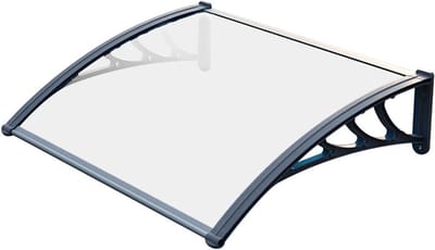 Weerbestendige Deurluifel - Ingangs Overkapping - Bescherming Buiten - Polycarbonaat Paneel - 60 x 150 cm - Transparant