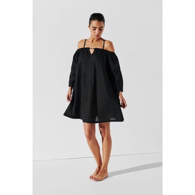 Karl Lagerfeld Karl Dna Off Shoulder Dress Black Taglia: XS | Abiti in T-Shirt Outlet | Donna | Nero