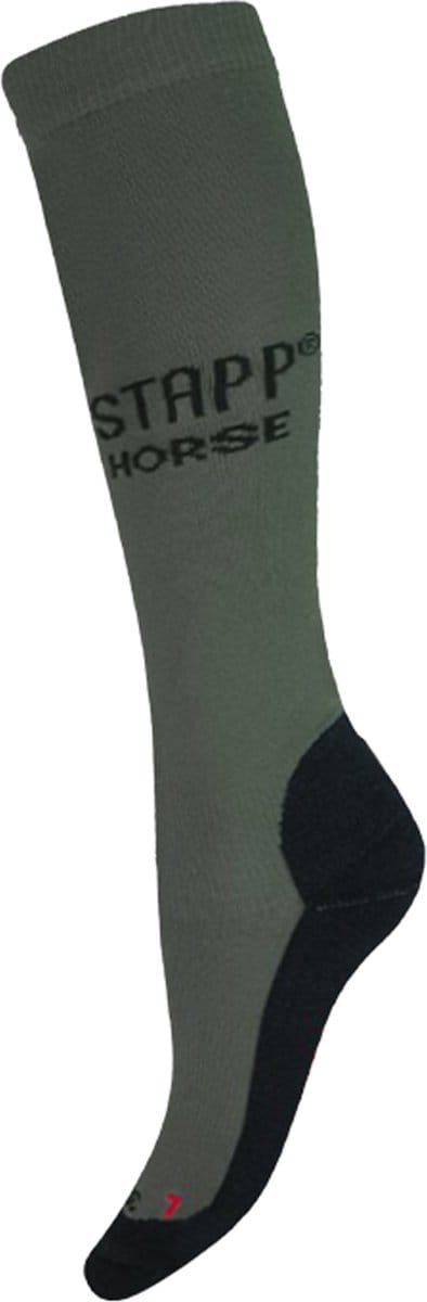 STAPP [horse] - Paardrijsokken 33800 DEOCELL Unisex - 1-Pack - Maat 35/38 - Militair