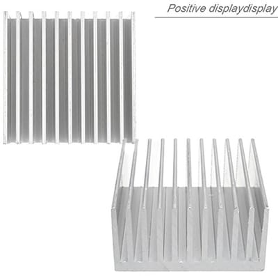 Aluminium Heatsink Radiator voor CPU en Elektronische Componenten 40 x 40 x 20mm - 2 Stuks