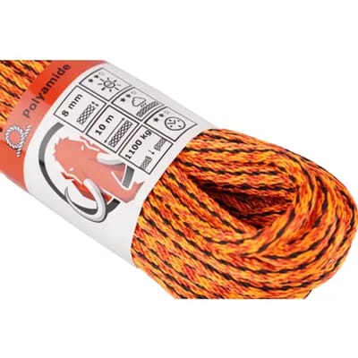 Mamutec Hoogwaardig Touw Paraloc - Polyamide - Uv-bestendig - 8mm X 10m - Assorti