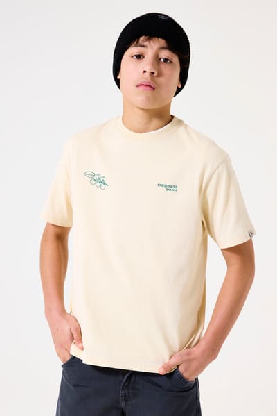 T-shirt met opdruk voor kinderen Garcia Freshness